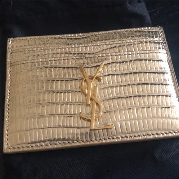 Saint Laurent Other - YSL snakeskin cardholder
